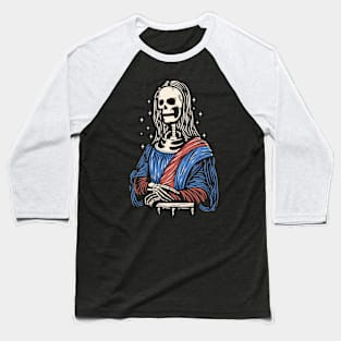 Skull Lisa Baseball T-Shirt